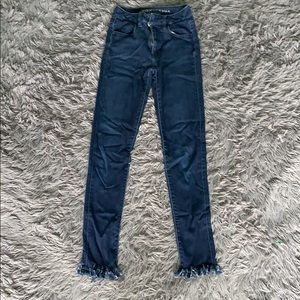 Dark Washed Tight Jeans!